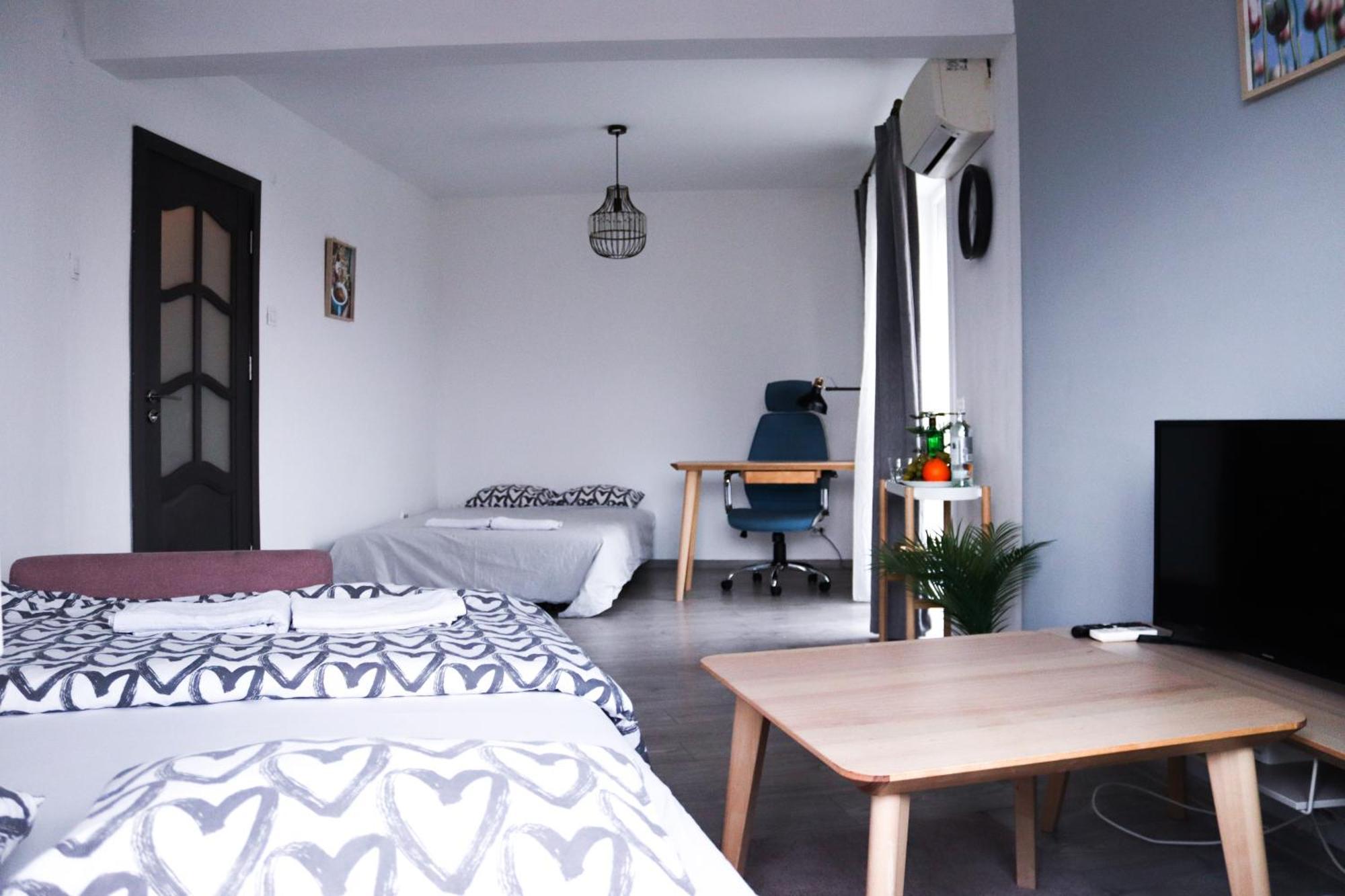 Scandinavian Style Apartment With Panoramic View ブカレスト エクステリア 写真